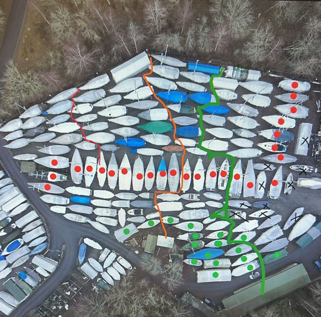 Bild över varvsplan